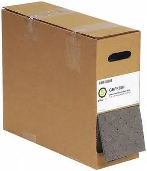 SPILLTECH GRFF50H Sorbent Roll, Universal, 8 gal Vol Absorbed per Pkg, 5 in x