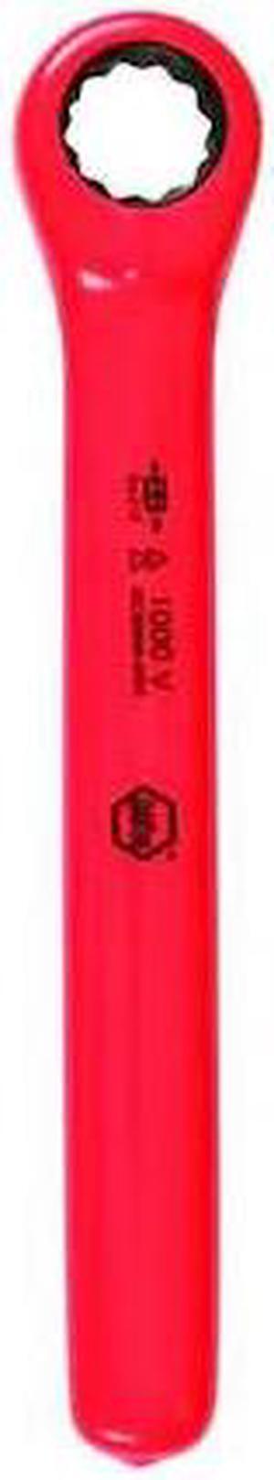 WIHA 21329 Insulated Ratcheting Wrench,SAE,6-1/8" L