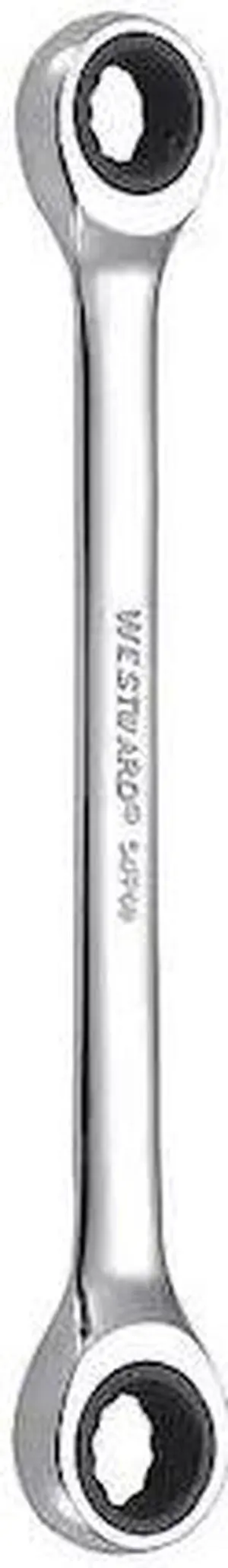 WESTWARD 54PP68 Ratcheting Box End Wrench,5-7/8" L