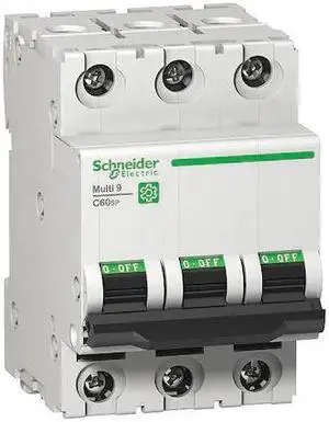 SCHNEIDER ELECTRIC M9F22302 Miniature Circuit Breaker, C60SP Series, 2A, 3