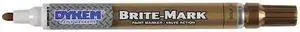 DYKEM 84051 Paint Marker, Medium Tip, Gold Color Family, Paint DYKEM 84051 Paint Marker, Medium Tip, Gold Color Family, Paint