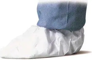 DUPONT PE440SWHLG020000 Disposable Shoe Covers, Polyethylene Coated Spunbond