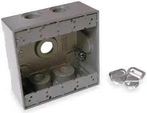 BELL OUTDOOR 5345-0 Weatherproof Electrical Box, 31 cu in, FSS Box Type, 2