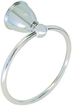 ZORO SELECT 16255 Towel Ring,Brushed Nickel,5" H