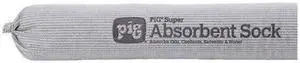 PIG PIG212 Sorbent Sock, 17 gal, 2 1/4 in x 42 in, Universal, Gray, 35 PK