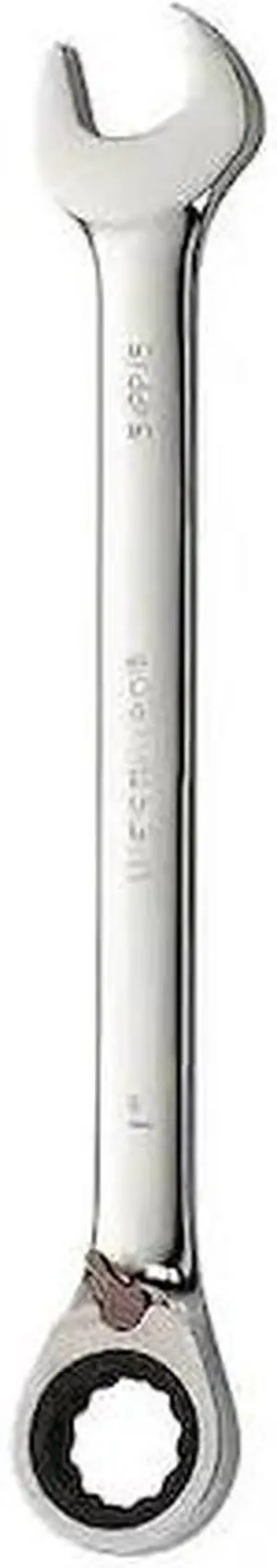 WESTWARD 54PP45 Ratcheting Wrench, Combination, SAE, 1"