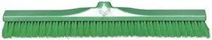 TOUGH GUY 48LZ21 Push Broom Head,Green Bristle,2" L