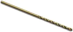 Jobber Drill Bit, 1/16", Cobalt Steel, Straw/Bronze, List Number E0101803-G