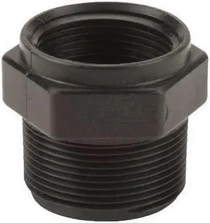 ZORO SELECT RB150-125 Reducing Bushing, Polypropylene, 1-1/2" x 1-1/4",