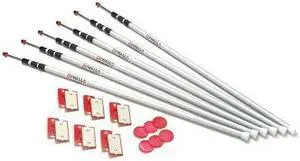 ZIPWALL SLP6 Dust Barrier Pole Set,4 Ft 7 In to 12 Ft