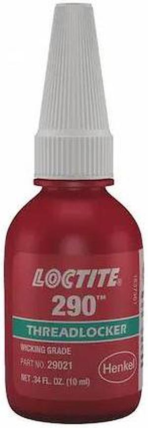 LOCTITE 233731 Wicking Threadlocker, LOCTITE 290, Green, Medium Strength,