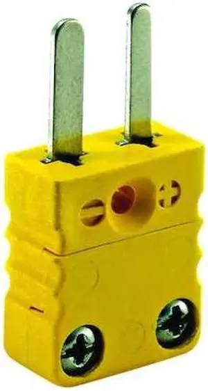 DAYTON 36GK84 Thermocouple Plug,K,Yellow,Miniature