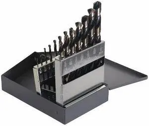 CLE-LINE C18124 15PC 135 Degree Heavy-Duty Jobber Dril Set Cle-Line 1878 Black