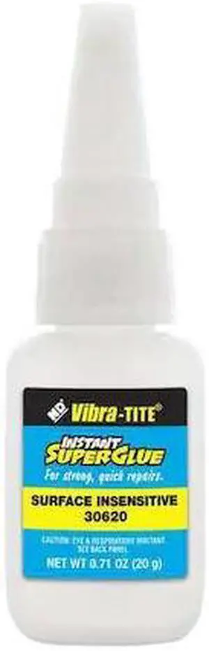 VIBRA-TITE 30620 Instant Adhesive, 306 Series, Clear, 1 lb, Bottle
