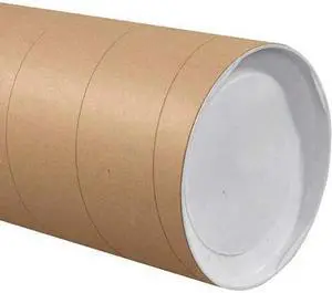 PARTNERS BRAND P1036KHD Jumbo Mailing Tubes, 10" x 36", Kraft, PK8