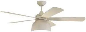 CRAFTMADE VEN52CW5 52" Ceiling Fan with Blades and Light Kit