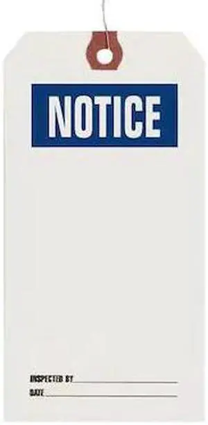 ZORO SELECT 1HAB7 Tag, Paper, 3 1/8 in Width, 6 1/4 in Height, ,1000 PK