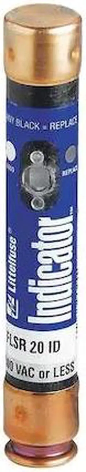 LITTELFUSE FLSR020 UL Class Fuse, RK5 Class, Time-Delay, 20A, 600V AC,