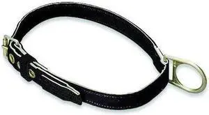 HONEYWELL MILLER 123N/LBK Body Belt, 1 D-Rings, Back Location, Stainless Steel,
