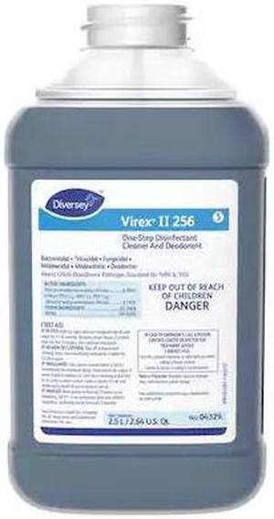 DIVERSEY 04329. Deordorizing Cleaner and Disinfectant Concentrate, 2.5L Bottle,