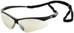 CONDOR 23Y625 Agitator, Safety Glasses Anti-Scratch, Light Gray Lens, Black
