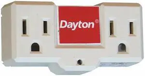 DAYTON 48GP69 Plug-In Freeze Protection Thermostat, Open on Rise, ON at 35
