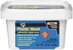 DAP 00529 Wood Filler, Pail, Natural, Plastic Wood