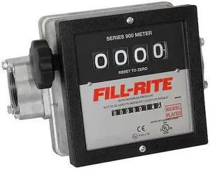FILL-RITE 901CN1.5 Meter,1-1/2 FNPT,6-40 gpm