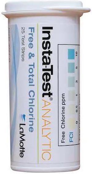 INSTA-TEST 3027-G Test Strip,Free/Total Chlorine,0-10ppm