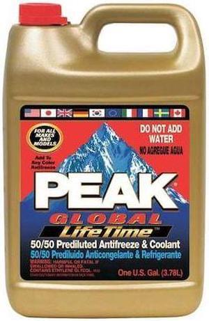 PEAK PXAB53 Antifreeze Coolant,1 gal.,50/50