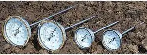 ZORO SELECT 1NFX2 Bimetal Thermom, 2 In Dial, -20 to 120F, Accuracy: +/-1%