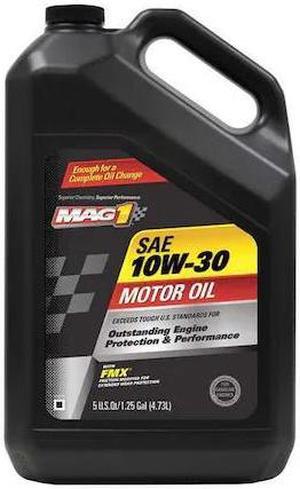 MAG 1 MAG62939 Motor Oil, 10W-30, Conventional, 5 Qt.
