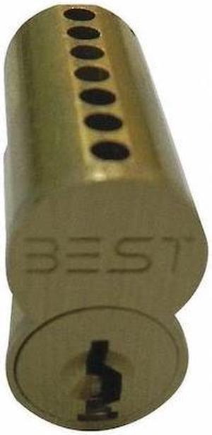 BEST 1C6E1606 Interchangeable Core, Satin Brass, Keyway Type E, 6 Pins