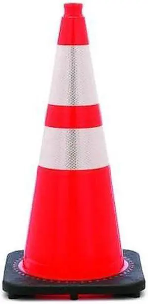 ZORO SELECT RS70032CT3M64 Traffic Cone, Night or High Speed Roadway (45 mph or