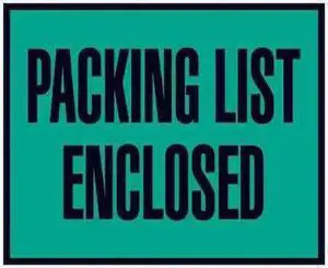 TAPE LOGIC PL404 Tape Logic "Packing List Enclosed" Envelopes, 4 1/2" x 5 1/2",