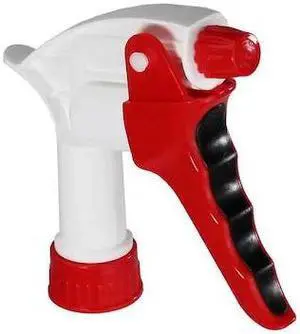 ZORO SELECT 110832 7-1/4"Red/White, Plastic Trigger Sprayer, PK6