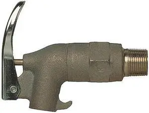 ZORO SELECT 08955 Viscous Liquids Faucet,3/4 In,Brass