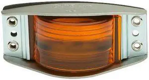 GROTE 45173 Clearance/Marker Lamp,Narrow Rail,Ylw