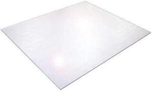 Floortex Cleartex 3115226EV Computex Anti-Static Advantagemat Pvc Rectangular Chair Mat For Standard Pile Carpets 0.38 In., Clear 48 X 60 In.