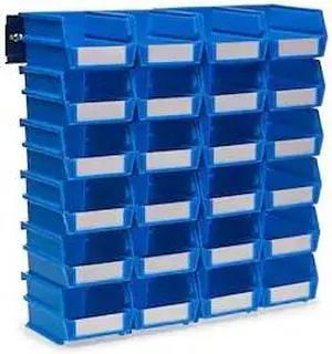 TRITON PRODUCTS 3-210BWS Wall Storage Unit W/ (24) 5-3/8" L x 4-1/8" W x 3" H