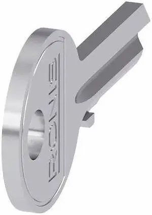 SIEMENS 3SU1950-0FB80-0AA0 Ronis Key, 22 mm, Silver