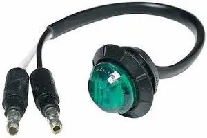 MAXXIMA M09300G Courtesy,3/4In,LED,Green,Clear Lens