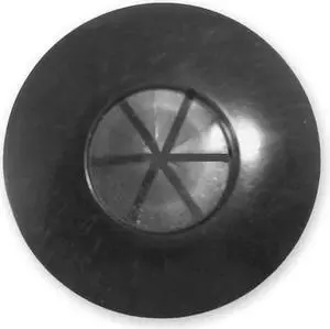 VELVAC 035141-1 Gladhand Seal,w/Flap,Buna N,Black,PK2