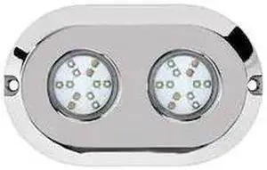 MARINE SPORT LIGHTING MSUWL120RGB Hydroblast 2-Pod Underwater 120W Led Lighting