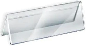 AZAR DISPLAYS 192806 11"W x 3"H Two-Sided Nameplate, PK10 AZAR DISPLAYS 192806 11"W x 3"H Two-Sided Nameplate, PK10