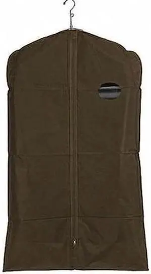 Econoco 40 - N 3 Gauge Vinyl Taffeta Finish With Oval Window And Center Zipper - Brown