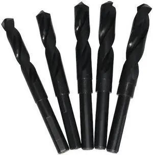 DRILL AMERICA POUDWDRSD 9/16"-1" 5Pc. HSS Reduced Shank Drill Bit Set, Number