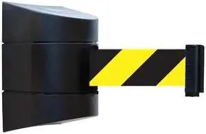 TENSABARRIER 897-15-S-33-NO-D4X-C Belt Barrier, Black,Belt Yellow/Black