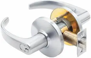 BEST 9K37AB14CSTK626 Door Lever Lockset,2-3/4" Strike Dim