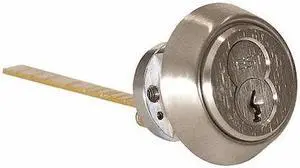 BEST 12E72S2RP3626 Rim Cylinder, Satin Chrome, 7 Pins